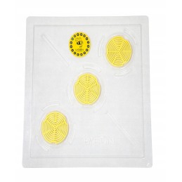 Wielkopolska permatomas dangtelis, 10 rėmelių plastikas