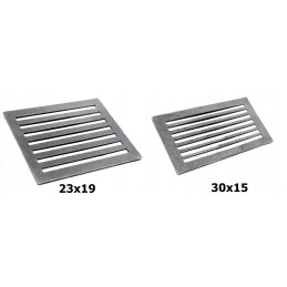 Ketaus židinio grotelės krosnelės židiniui 23x19