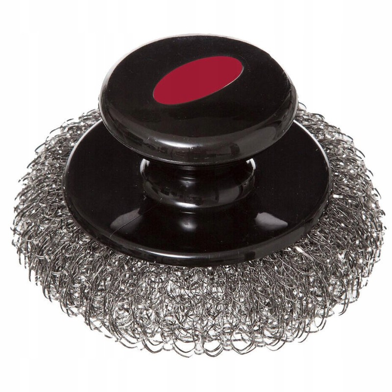 Grilio grotelių valymo šepetys, vielinis šepetys su rankena