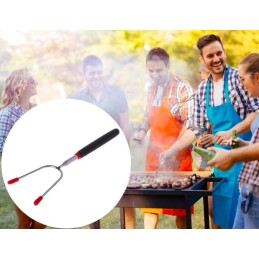 Teleskopinis, sulankstomas pagaliukas, skirtas kepti ant ugnies