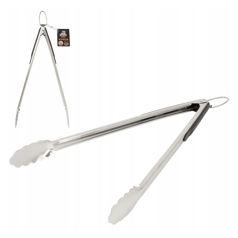 Kieto plieno grilio žnyplės Big Jeff 40cm