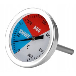 Analoginis termometras su zondu griliams ir rūkykloms, skirtas nuolatiniam montavimui.
