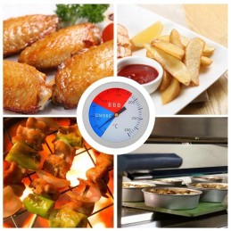 Analoginis termometras su zondu griliams ir rūkykloms, skirtas nuolatiniam montavimui.