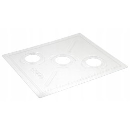 Skaidrus dadant dubuo su termometru ir 3 koštuvais