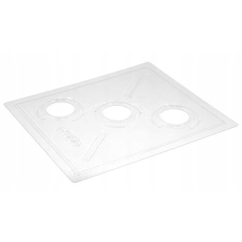 Skaidrus dadant dubuo su termometru ir 3 koštuvais