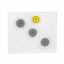 Skaidrus dadant dubuo su termometru ir 3 koštuvais