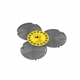 Skaidrus dadant dubuo su termometru ir 3 koštuvais