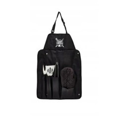 Grilio prijuostė su priedais, 5 vnt