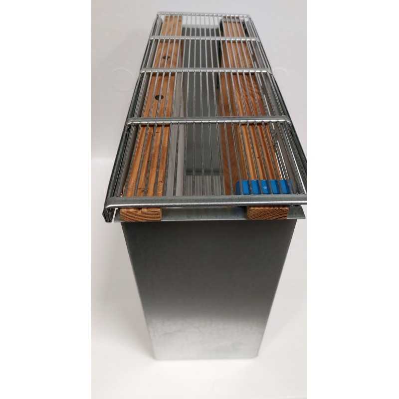 Dengiamas izoliatorius iš pertvarų grotelių, skirtas 3 rėmų izoliatoriui Didžiojoje Lenkijoje