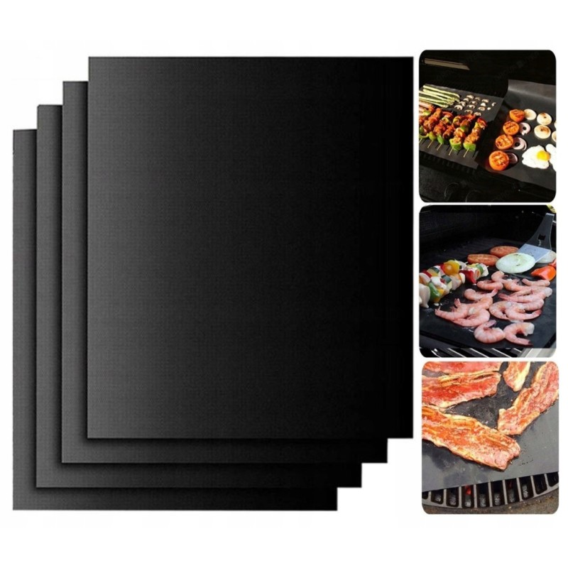 ️ 4 vnt. x daugkartinio naudojimo tefloninis kilimėlis ✅