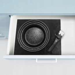 Tefloninio kepimo kilimėlio rinkinys, juodas, 2 vnt ⭐⭐⭐⭐⭐