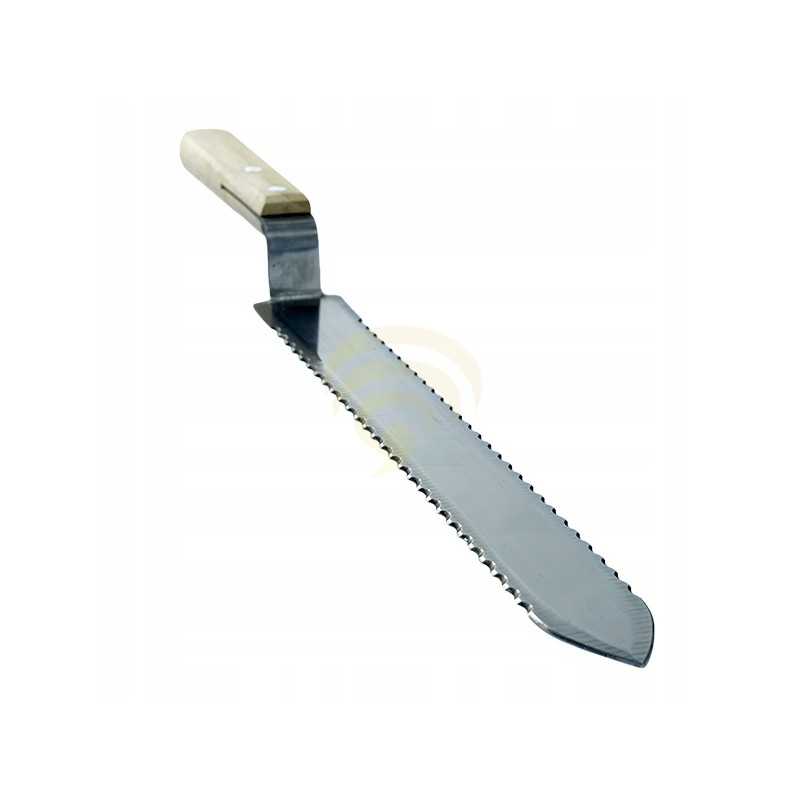 Ilgas atsukamas peilis, 2x dantukai