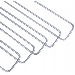 Cinkuoto plieno kaiščiai, antikoroziniai inkarai agrotekstilei 15cm 3mmx100