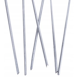 Cinkuoto plieno kaiščiai, antikoroziniai inkarai agrotekstilei 15cm 3mmx100