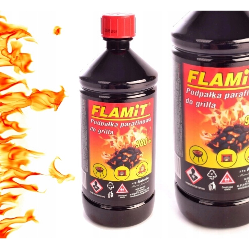 Parafino kūrenimo grilis židinio laužas 0,98l flamitas