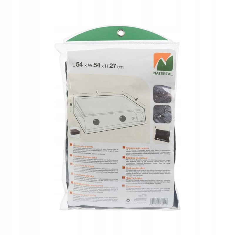 Plancha natūralaus grilio dangtis 54 x 54 x 25 cm