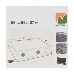 Plancha natūralaus grilio dangtis 54 x 54 x 25 cm