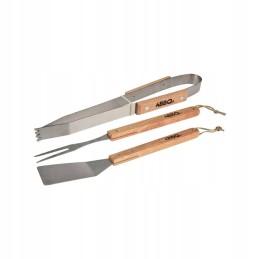 3 dalių bbq grilio priedų rinkinys.