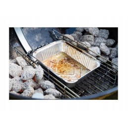 Aliuminio grilio padėklai, pakuotėje 6, 22x15cm