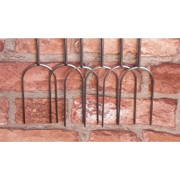 Wp stick židinio šakutė 130 cm nerūdijančio plieno grotelės