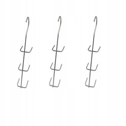 Kabliukai menkių ir ungurių žuvies filė rūkymui, 3 vnt.