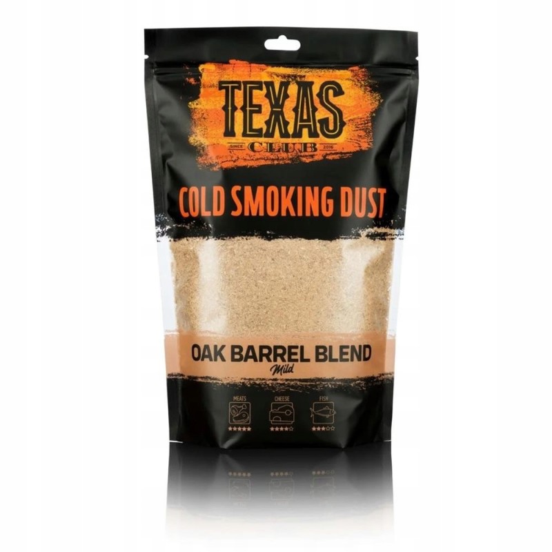 Dulkės iš ąžuolinio viskio ir vyno statinių rūkymui 500g Texas Club