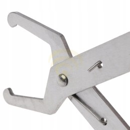 Rėmo gaudyklė su kaltu - chromuotas plienas