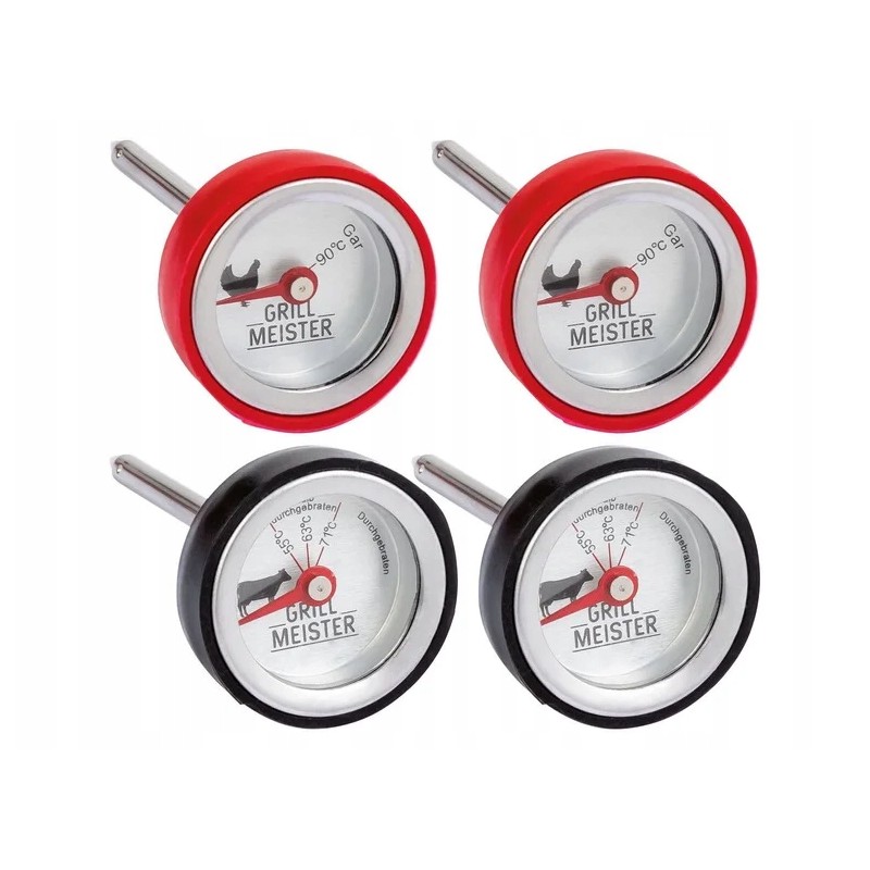 Mini termometras - 4 vnt. - nustato mėsos paruošimo laipsnį