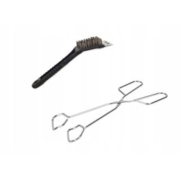 Metalinės grilio žnyplės 30,5 cm kotletams apversti