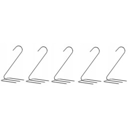 5 vnt. Rūkyklos kabliukai vištienos ir žuvies rūkymui