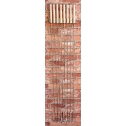 Wo pagaliukai, pagaliukai, šakutės, 100 cm, nerūdijančio plieno laužui