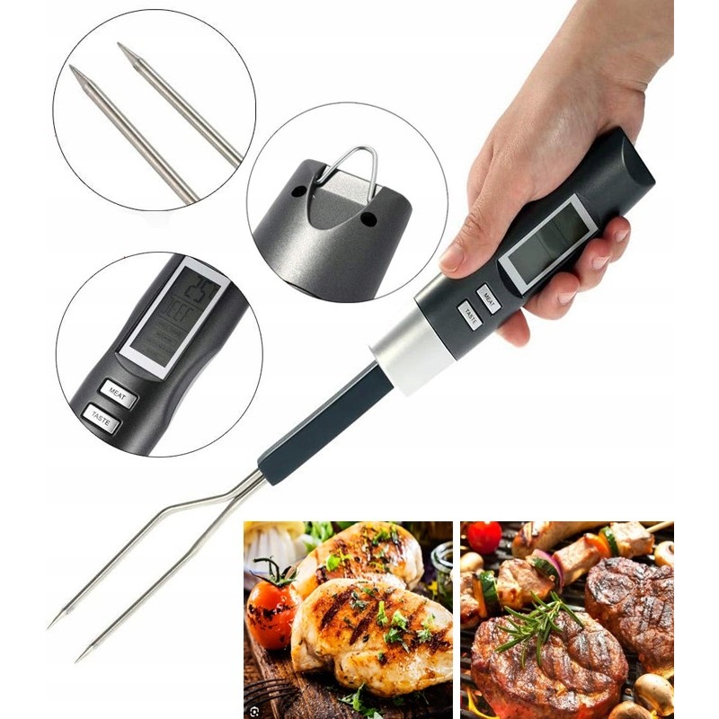 Skaitmeninis termometras, pvz., mėsos termometras