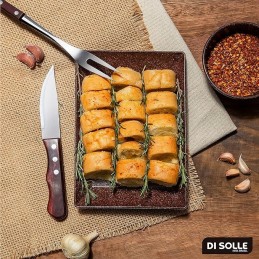 Grilio peilis šakutė mėsos grilio šefas