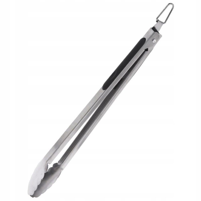 Virtuvinės plieninės grilio žnyplės, 39 cm