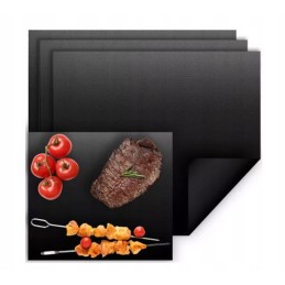 Silikoninis grilis/orkaitės kilimėlis, 3 vnt., daugkartinio naudojimo - grilis be degimo