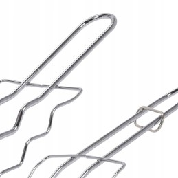 Funkcionalios pailgos grilio grotelės, chromuotos, 53 cm
