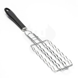 Funkcionalios pailgos grilio grotelės, chromuotos, 53 cm