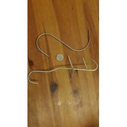 Trigubi žuvies rūkymo kabliukai su barstytuvu - 5 vnt