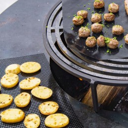 2x tefloninis tinklinis kilimėlis kepimui