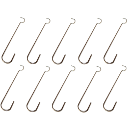 Rūkymo kabliukas, 10 vienetų rinkinys, įsukamas kabliukas, 17 cm, storis 2,4 mm