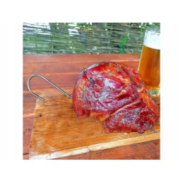 Kabliukai mėsai ir šaltiems mėsos gaminiams rūkyti