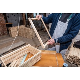 Cinkuota bitininkystė 0,4/500 gramų laidų apvijų rėmams suvesti