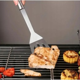 Grilio mentelė, nerūdijantis plienas, kepimo priedai, 43 cm, kietas