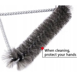 Šepetys, grotelių valiklis, grotelės, vielinė šluostė