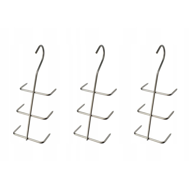 F-303 kabliukas, kabliukai žuvies filė rūkyti, 3 vnt