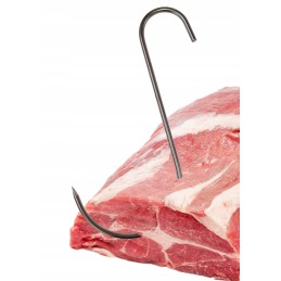 S-417 mėsos rūkymo kabliukai 17cm liuksai
