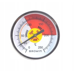 Analoginis termometras su rudu zondu 0-250 °C