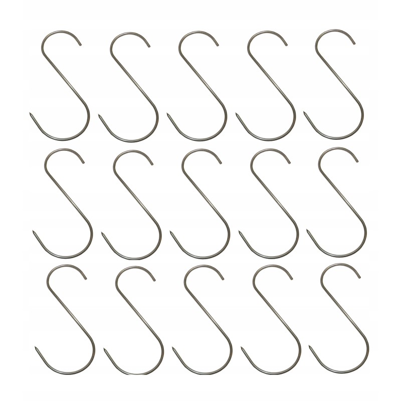 Rūkymo kabliukas, 15 vienetų rinkinys S-145, 3mm storio