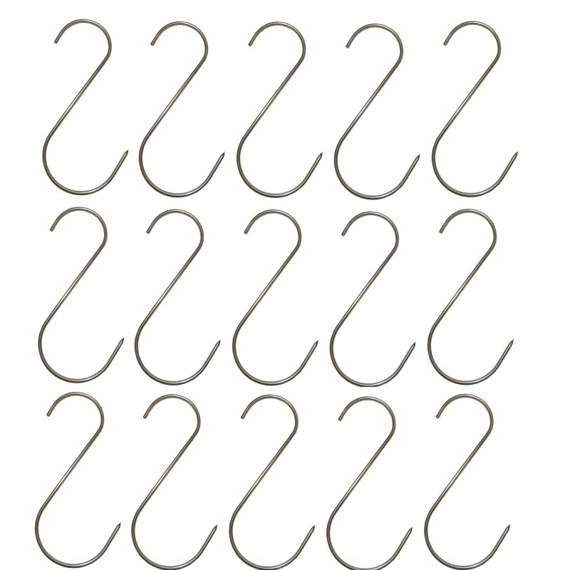 Rūkymo kabliukas, 15 vienetų rinkinys S-145, 3mm storio