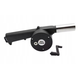 Hand blower for lighting the grill, pump tragar